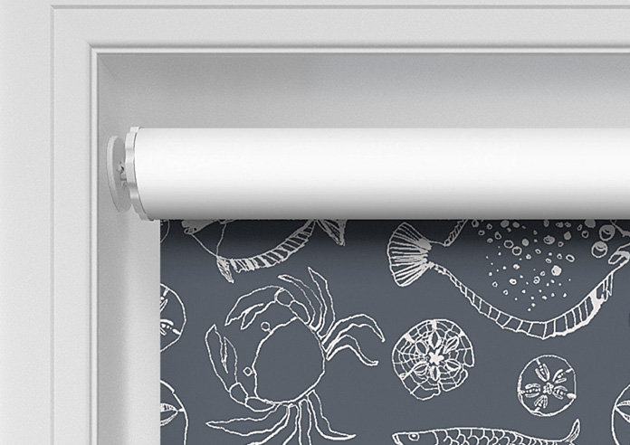 Under the Sea, Deep Blue - Twist&Fit Roller Blind - Image 10